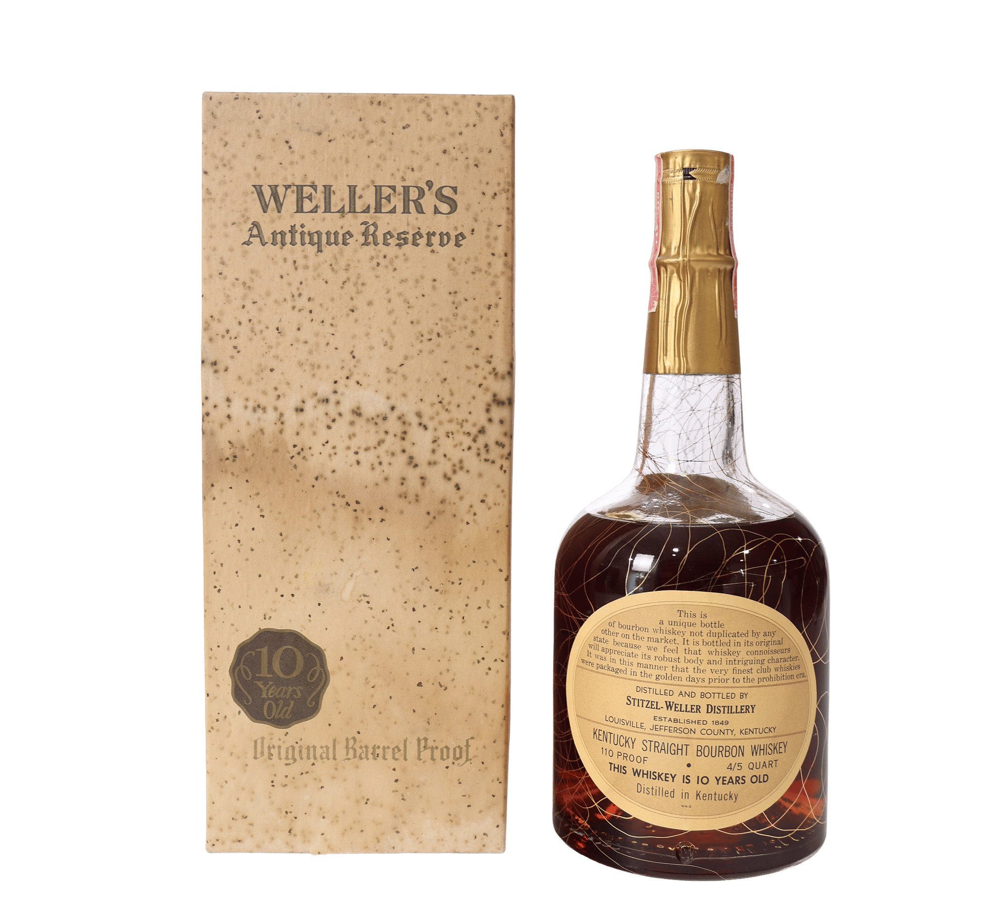 Weller Antique Reserve 10yr 110 Proof Bourbon 1972 | Whiskey Source